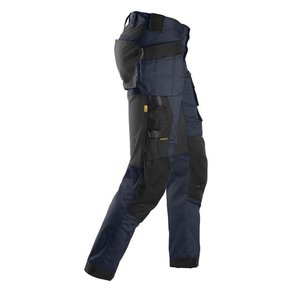 Snickers Workwear Allroundwork Holster Pockets Long Elastic Housut Harmaa 196