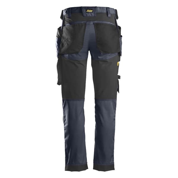 Snickers Workwear Allroundwork Holster Pockets Long Elastic Housut Harmaa 196