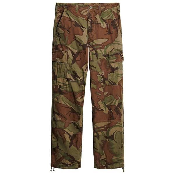Superdry Baggy Cargobyxor Grönt,Brun 30 / 32 Man