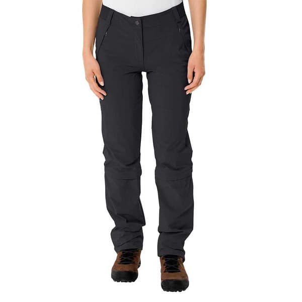 Vaude Farley Stretch Capri T-zip Iii Byxor Svart 36 / Regular Kvinna