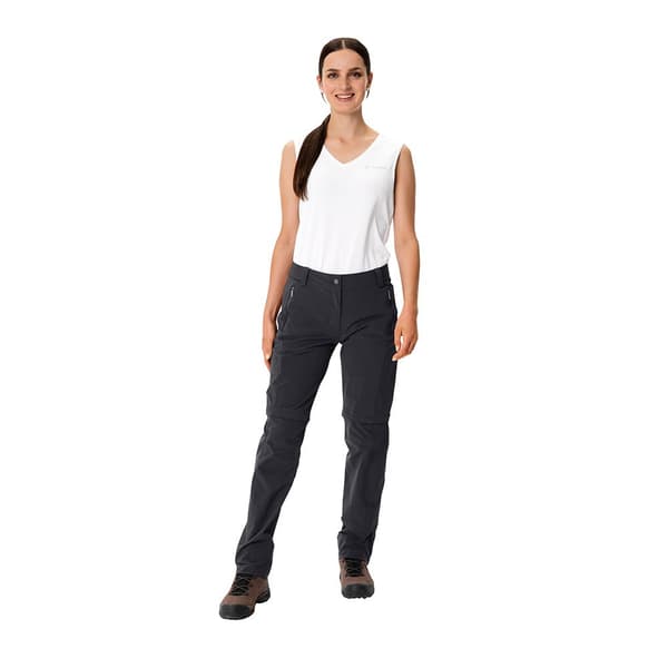 Vaude Farley Stretch Zo T-zip Ii Byxor Svart 48 / Short Kvinna