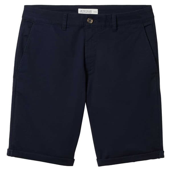 Tom Tailor Regular Washed Chinoshorts Svart 36 Man