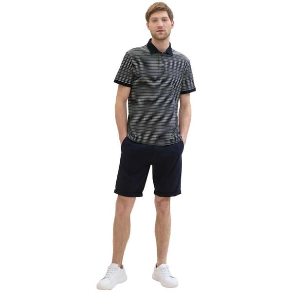 Tom Tailor Regular Washed Chinoshorts Svart 36 Man