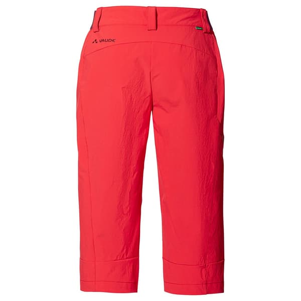 Vaude Farley Stretch Capri Iii Byxor Röd 36 Kvinna