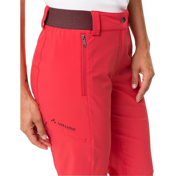 Vaude Farley Stretch Capri Iii Byxor Röd 36 Kvinna