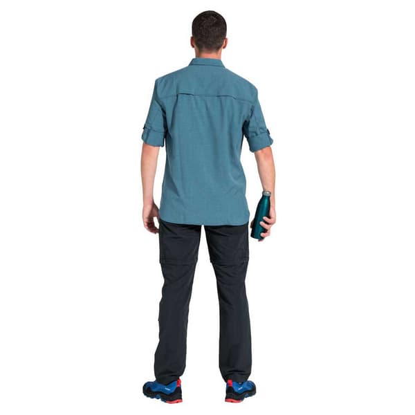 Vaude Farley Zip Off V Byxor Blå 48 Man