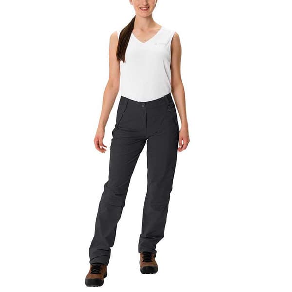 Vaude Farley Stretch Capri T-zip Iii Byxor Svart 52 / Short Kvinna