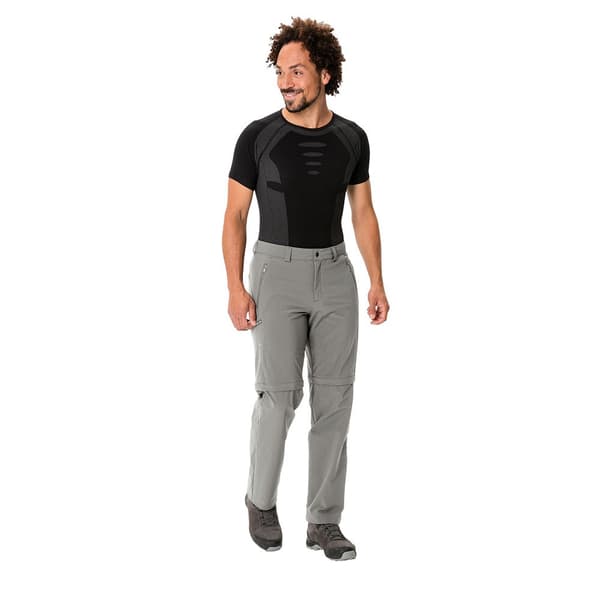 Vaude Farley Stretch Zip Off Ii Byxor Grå 46 / Regular Man