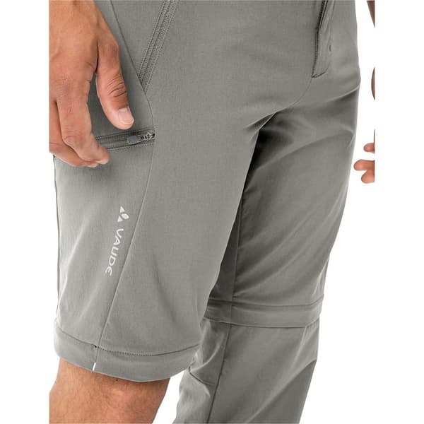 Vaude Farley Stretch Zip Off Ii Byxor Grå 56 / Regular Man