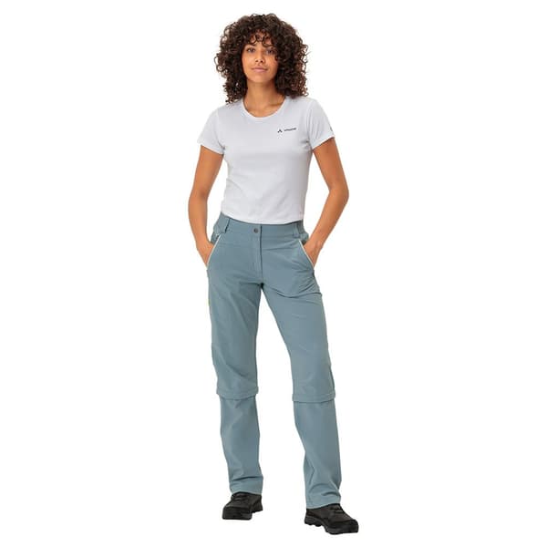 Vaude Farley Stretch Capri T-zip Iii Bukser Sort 42 / Short Kvinde