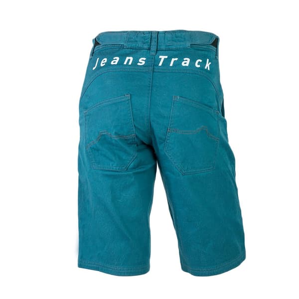 Jeanstrack Drop Petrol Shorts Blå M Mand