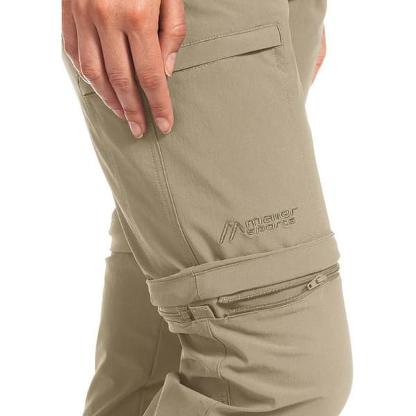 Maier Sports Inara Slim Zip Byxor Beige M / Short Kvinna