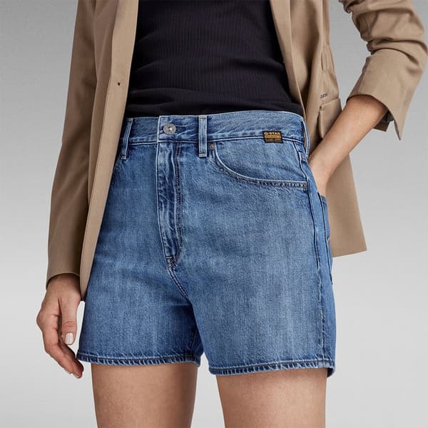 G-star High Clean Edge Korta Jeans Blå 29 Kvinna