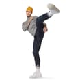 Pikkukuva 5 / 8: Tom Tailor Slim Piers Blue Black Farkut Sininen,Musta 33 / 34 Mies