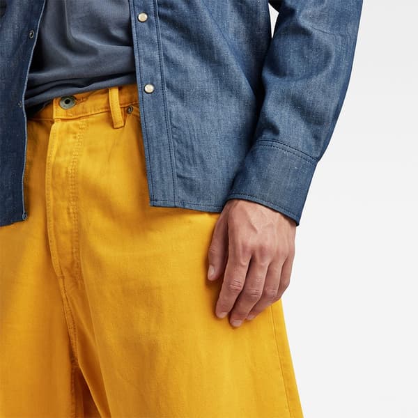 G-star Bam Korte Jeans Gul 29 Mand