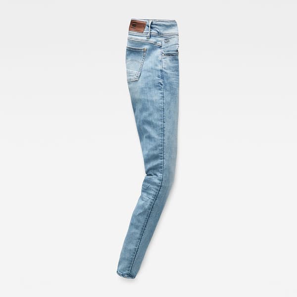 G-star Lynn Mid Waist Super Skinny Jeans Blå 22 / 32 Kvinna