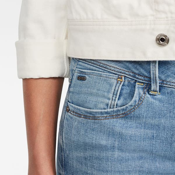 G-star Lynn Mid Waist Super Skinny Jeans Blå 22 / 32 Kvinna