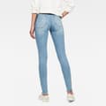 Miniatyrbild 2 av 7: G-star Lynn Mid Waist Super Skinny Jeans Blå 22 / 32 Kvinna