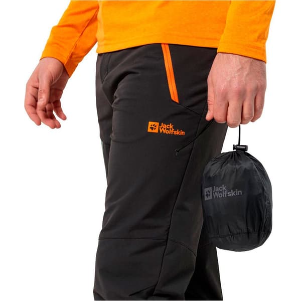 Jack Wolfskin Rainy Day Bukser Sort S Mand