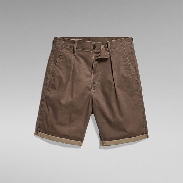 G-star Pleated Chinoshortsit Ruskea 34 Mies