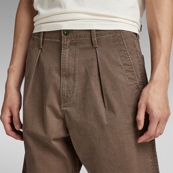 G-star Pleated Chinoshortsit Ruskea 34 Mies