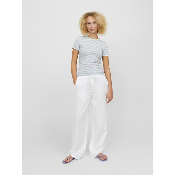 Jack & Jones Flora Linen Blend Jjxx Bukser Hvid XS Kvinde