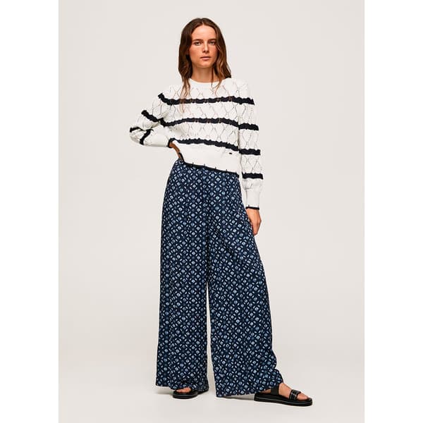 Pepe Jeans Elina Byxor Blå S Kvinna