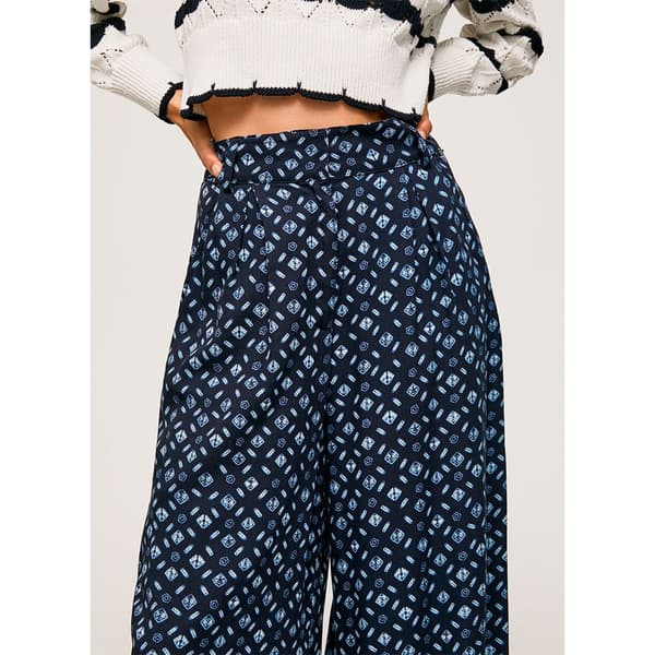 Pepe Jeans Elina Byxor Blå S Kvinna