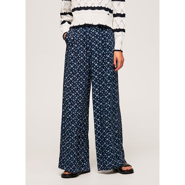 Pepe Jeans Elina Byxor Blå S Kvinna