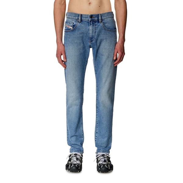 Diesel A03558-0claf 2019 Strukt Jeans Blå 33 / 32 Man