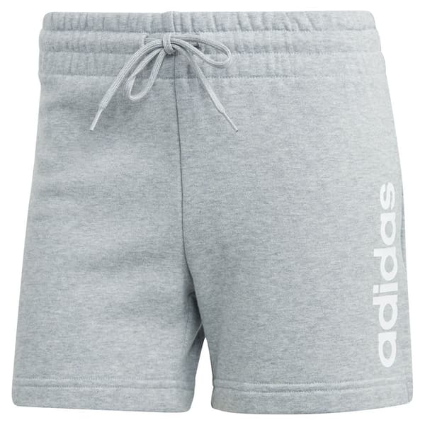 Adidas Lin Ft Shortsit Harmaa XL / Regular Nainen