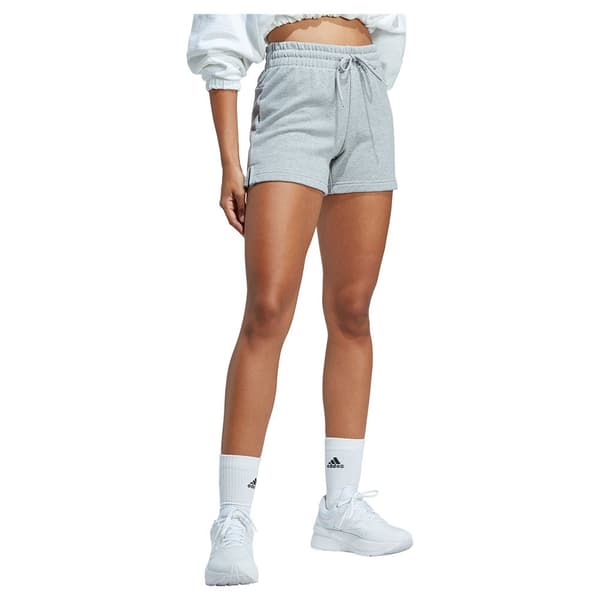 Adidas Lin Ft Shortsit Harmaa XL / Regular Nainen