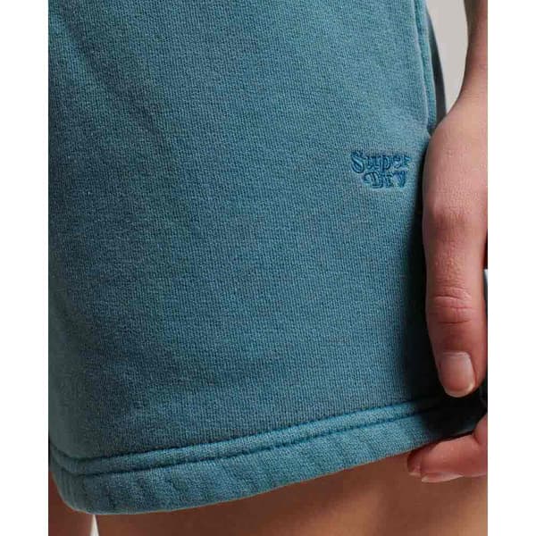 Superdry Vintage Wash Urheilushortsit Sininen M Nainen