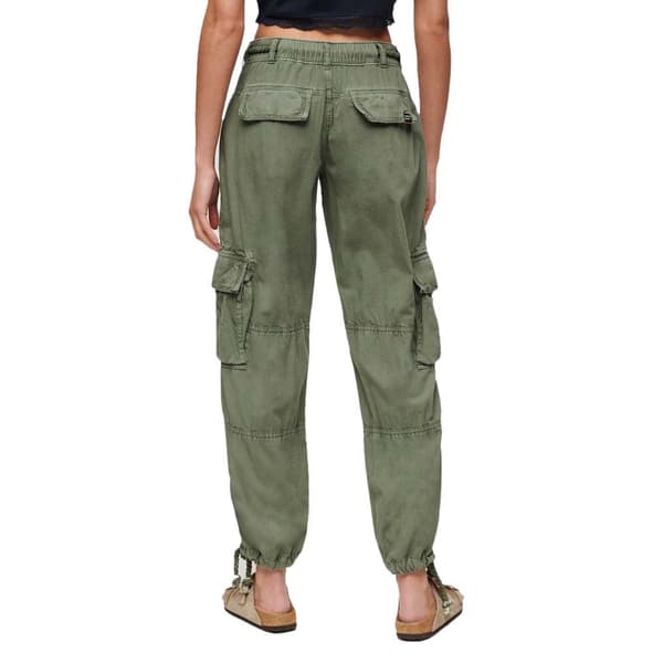 Superdry Lightweight Beach Cargo Housut Vihreä 30 Nainen