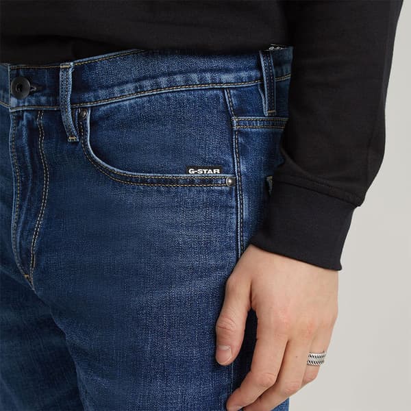 G-star Mosa Straight Fit Jeans Blå 38 / 32 Mand