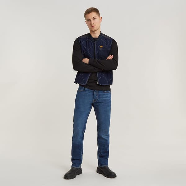 G-star Mosa Straight Fit Jeans Blå 38 / 32 Mand