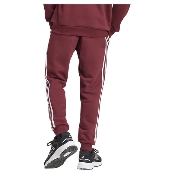 Adidas Essentials Fleece 3 Stripes Tapered Cuff Joggers Röd 3XL / Regular Man