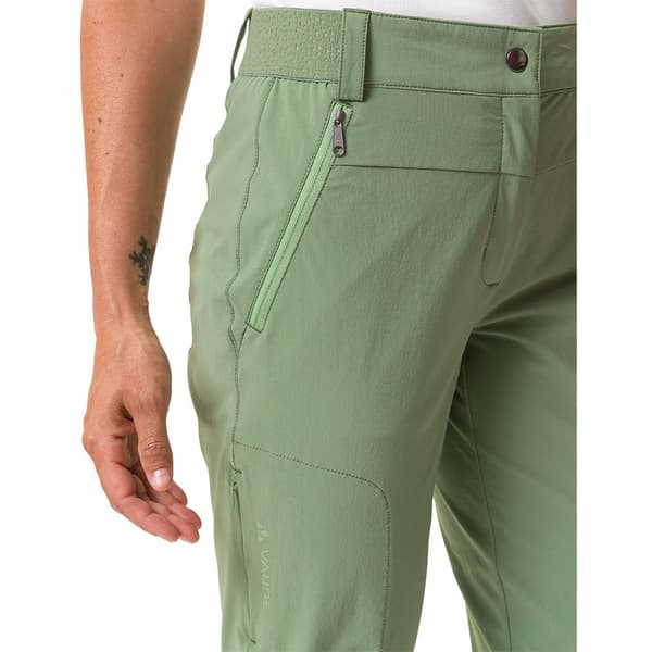 Vaude Farley Stretch Capri T-zip Iii Byxor Grönt 36 / Short Kvinna