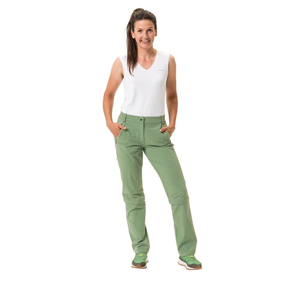 Vaude Farley Stretch Capri T-zip Iii Byxor Grönt 36 / Short Kvinna