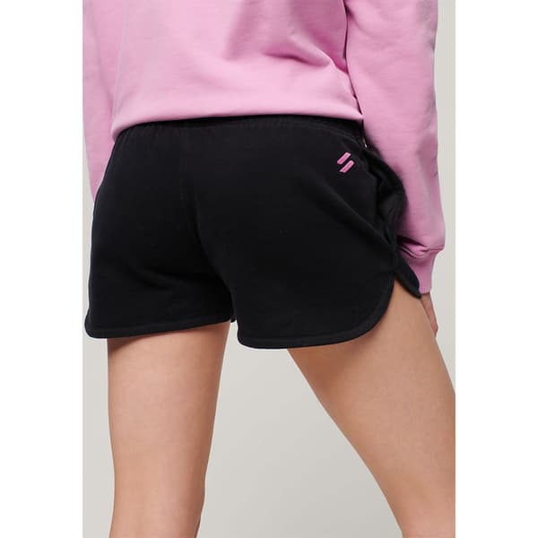 Superdry Sportswear Logo Racer Sportshorts Svart L Kvinna