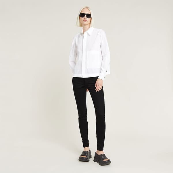 G-star Lynn Mid Skinny Fit Jeans Svart 27 / 30 Kvinna
