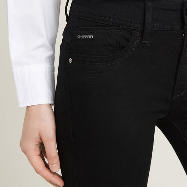 G-star Lynn Mid Skinny Fit Jeans Svart 27 / 30 Kvinna