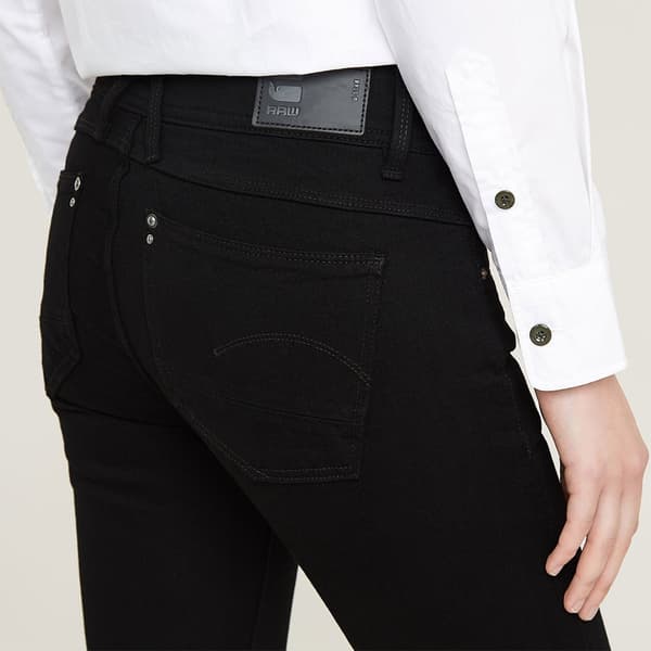 G-star Lynn Mid Skinny Fit Jeans Svart 27 / 30 Kvinna