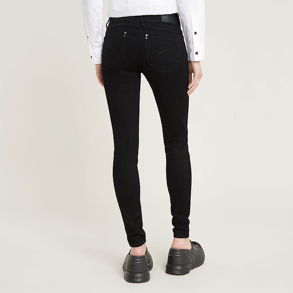 G-star Lynn Mid Skinny Fit Jeans Svart 27 / 30 Kvinna