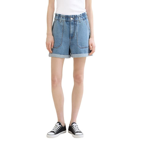 Tom Tailor 1041875 Korta Jeans Blå M Kvinna