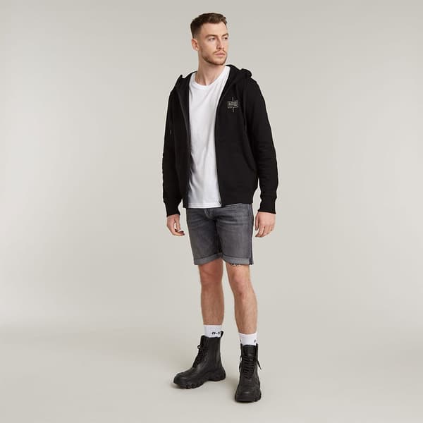 G-star 3301 Korte Jeans Grå 29 Mand
