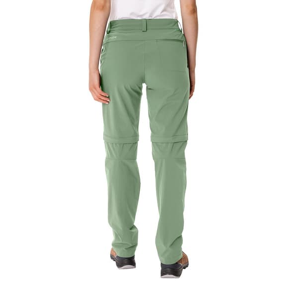 Vaude Farley Stretch Zip Off Ii Byxor Grönt 38 / Regular Kvinna