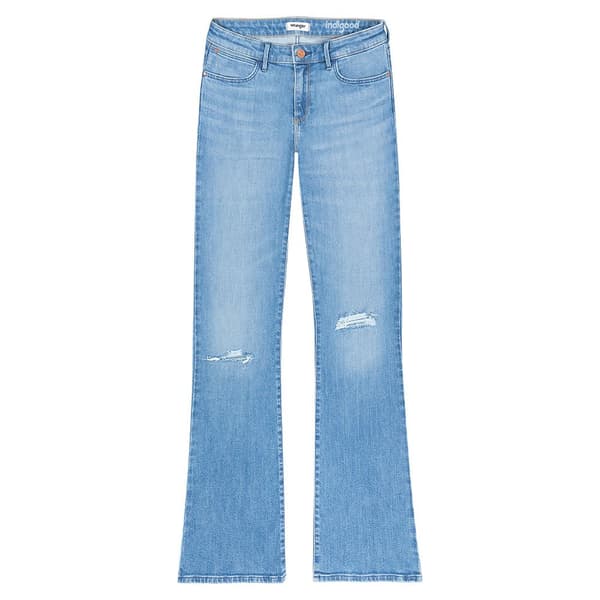 Wrangler W28bxr Bootcut Fit Jeans Blå 34 / 32 Kvinna