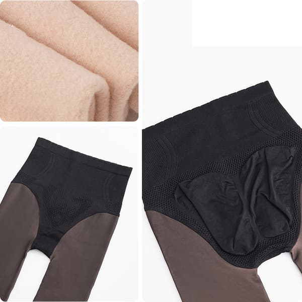 INF Termiske strømpebukser, fleeceforede leggings til kvinder, varme vintertights 200g thin velvet, suitable for 10~20℃