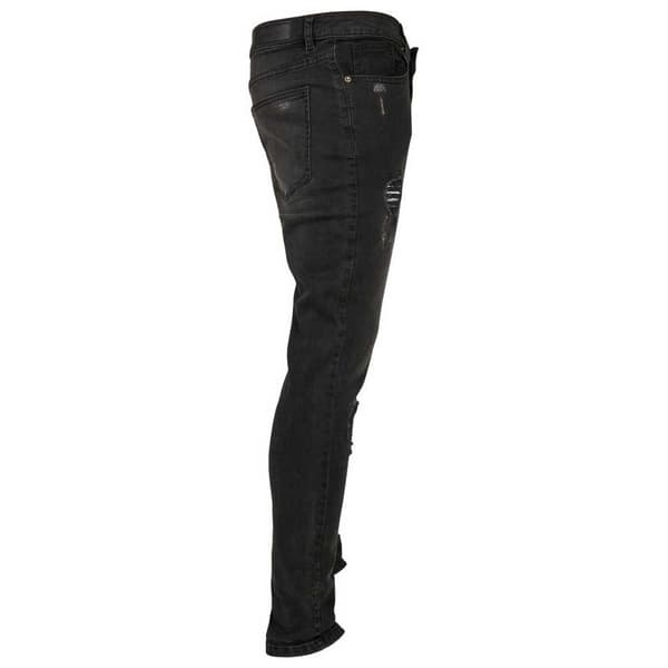 Urban Classics Heavy Destroyed Jeans Sort 40 / 32 Mand